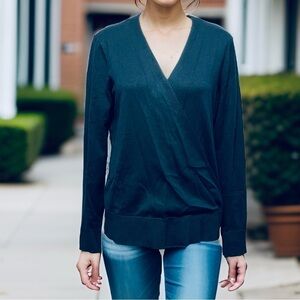 Lety and Me Long Sleeve Surplice Sweater
